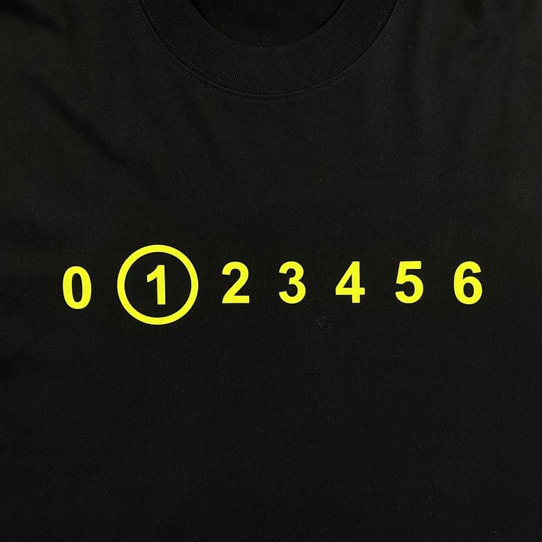 MM6 Maison Margiela Numeric Logo Long Sleeve T-shirt - 4