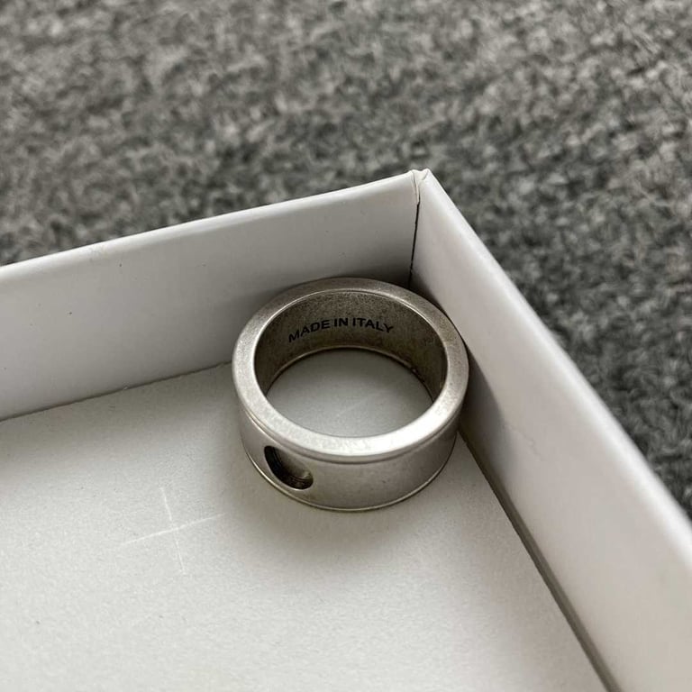 MM6 Maison Margiela Heart Cut-Out Ring - 3