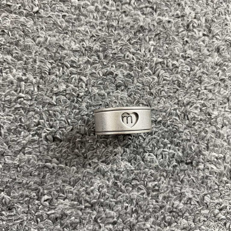 MM6 Maison Margiela Heart Cut-Out Ring - 5