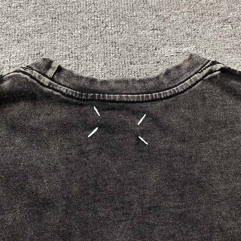 MM6 Maison Margiela Washed Logo T-shirt - 3
