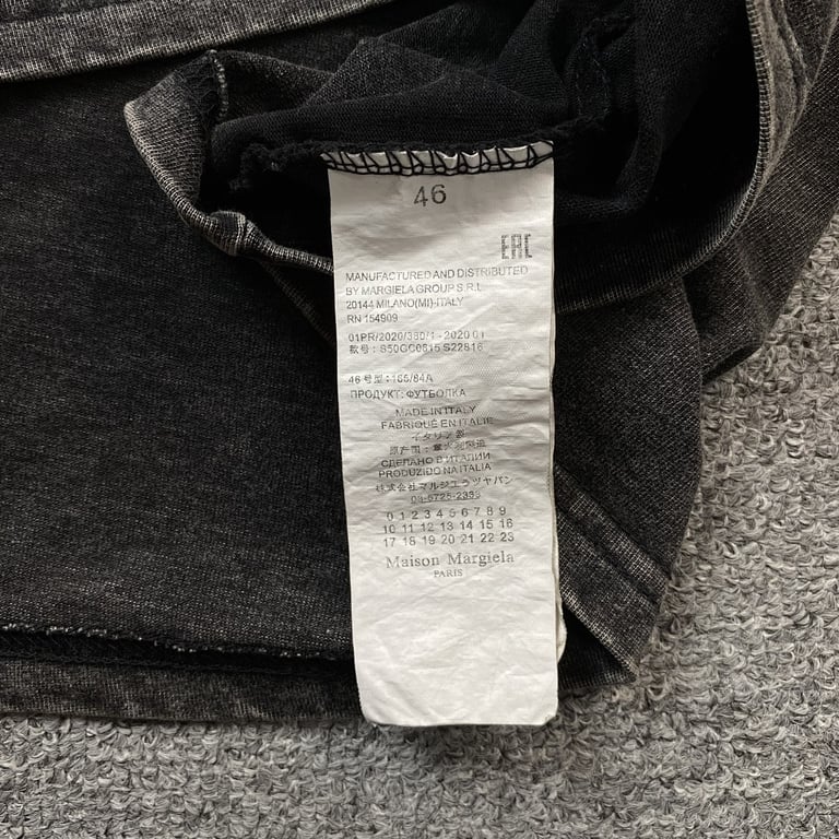 MM6 Maison Margiela Washed Logo T-shirt - 4