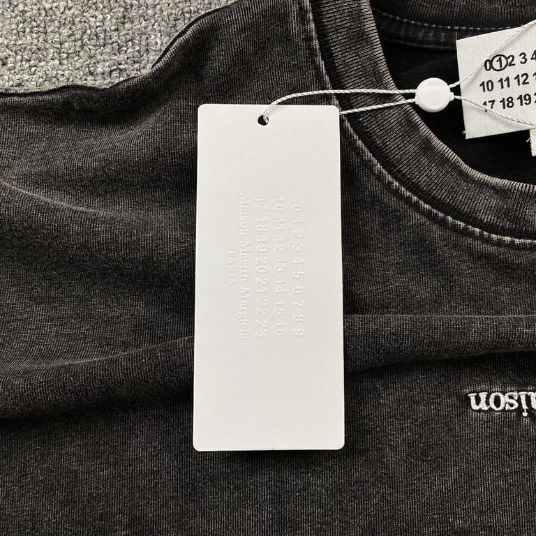MM6 Maison Margiela Washed Logo T-shirt - 5