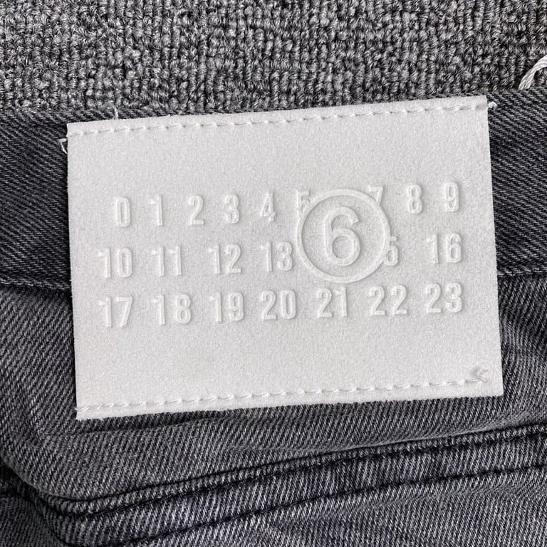 Maison Margiela MM6 Wide-Leg Jeans Black Wash - 3