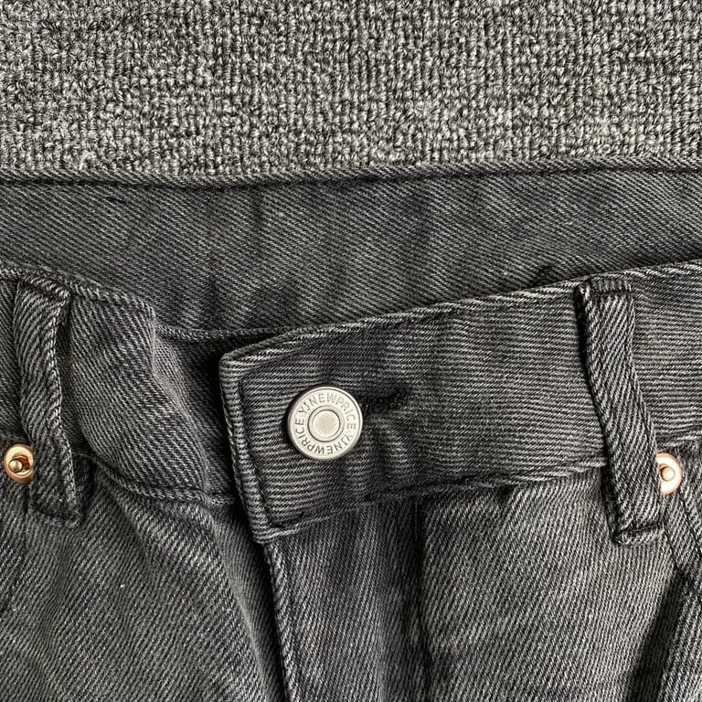 Maison Margiela MM6 Wide-Leg Jeans Black Wash - 7