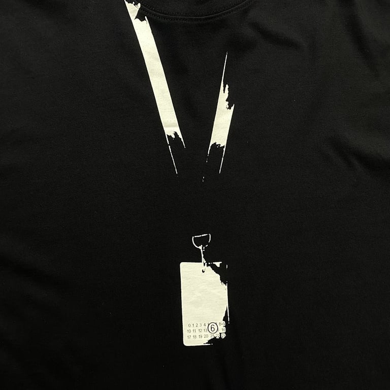 Maison Margiela MM6 Lanyard Graphic T-shirt - 8