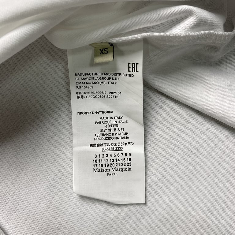 MM6 Maison Margiela Numeric Logo T-shirt - 3