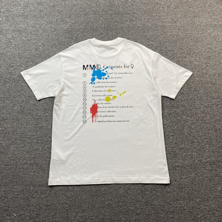 MM6 Maison Margiela Paint Splatter T-shirt - 15