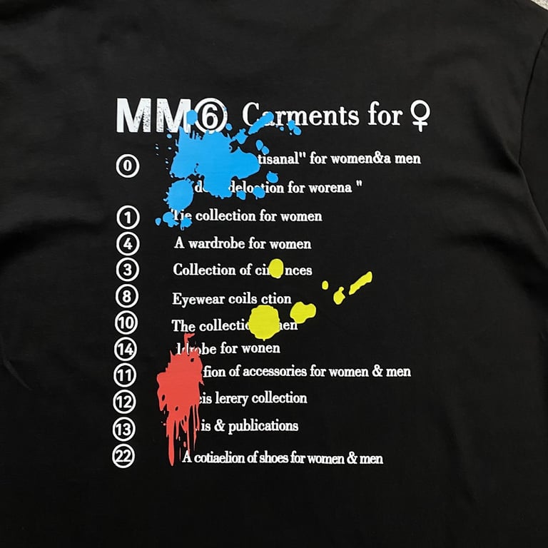 MM6 Maison Margiela Paint Splatter T-shirt - 6