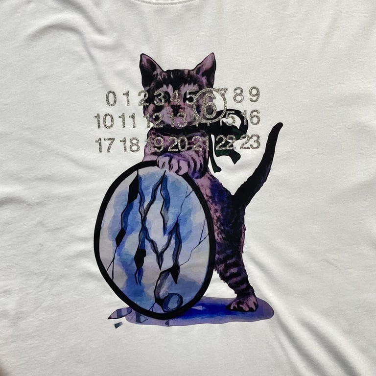 MM6 Maison Margiela Cat Graphic T-shirt - 12