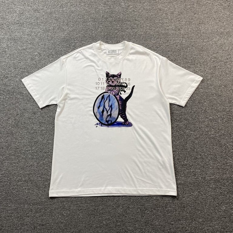 MM6 Maison Margiela Cat Graphic T-shirt - 14