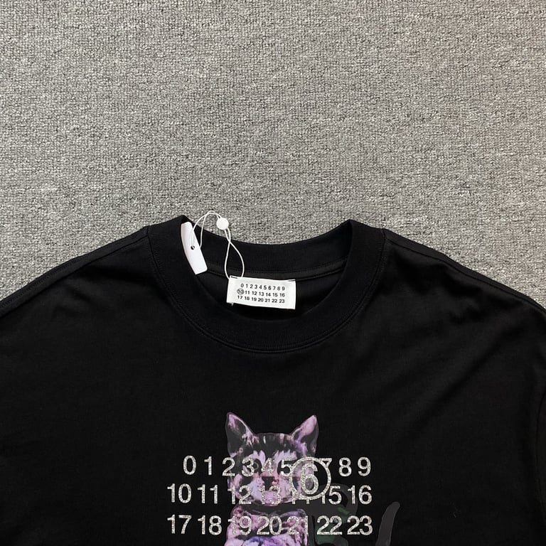 MM6 Maison Margiela Cat Graphic T-shirt - 5