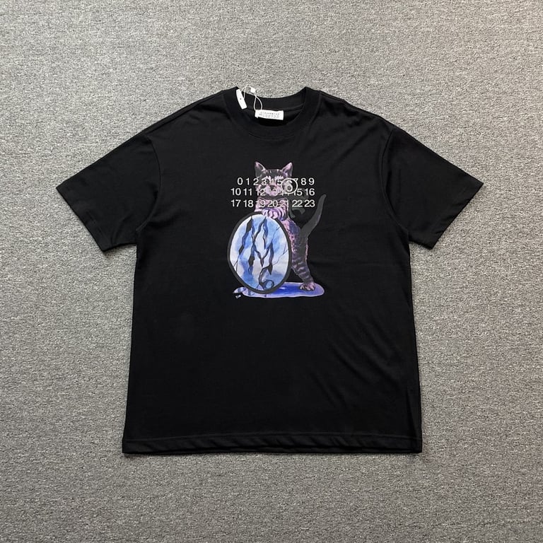 MM6 Maison Margiela Cat Graphic T-shirt - 6