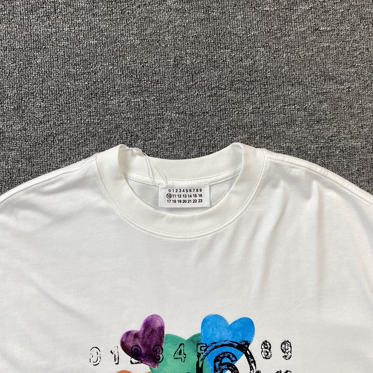 MM6 Maison Margiela Hearts Graphic T-shirt - 13