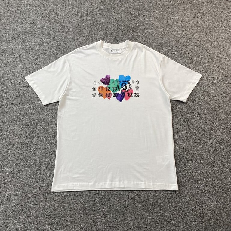 MM6 Maison Margiela Hearts Graphic T-shirt - 14