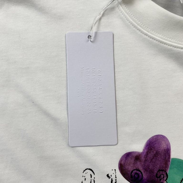 MM6 Maison Margiela Hearts Graphic T-shirt - 9