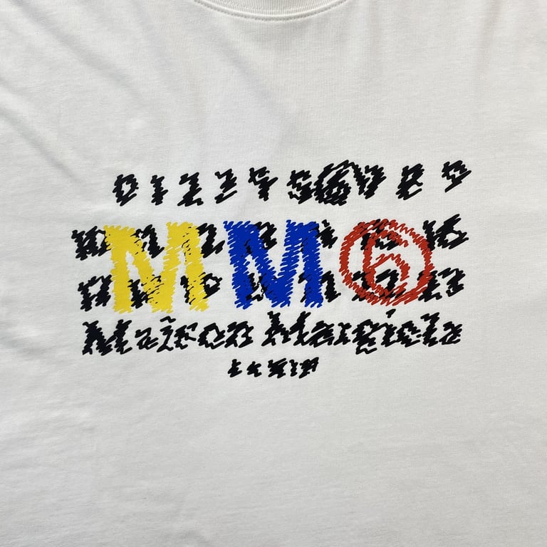 MM6 Maison Margiela Scribble Logo T-shirt - 12