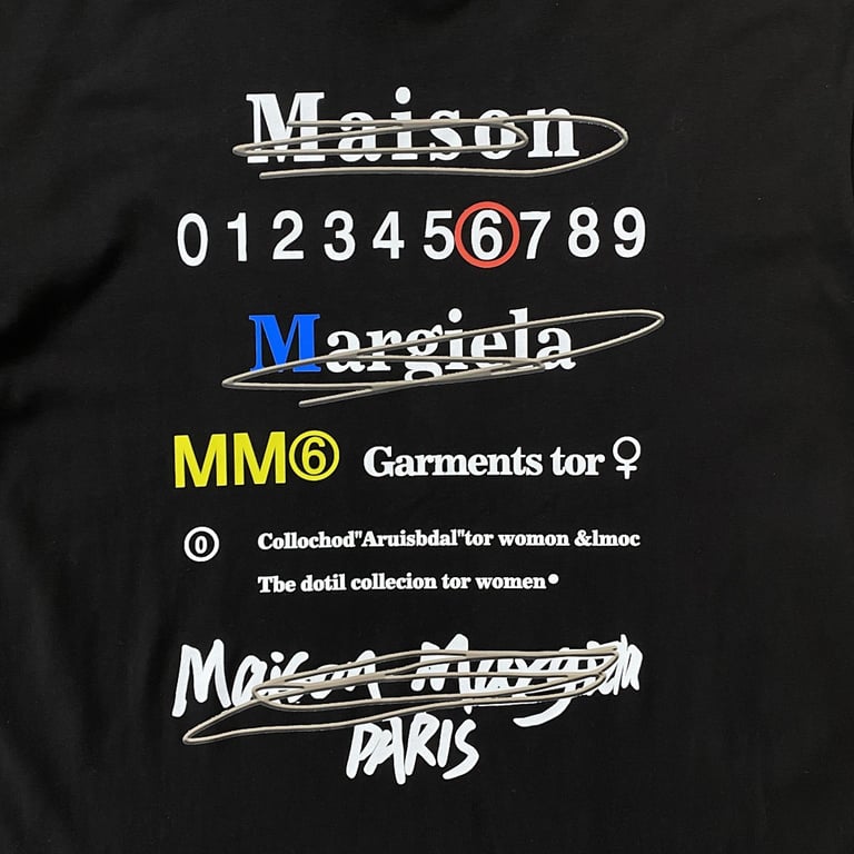 MM6 Maison Margiela Graphic Print T-shirt - 4