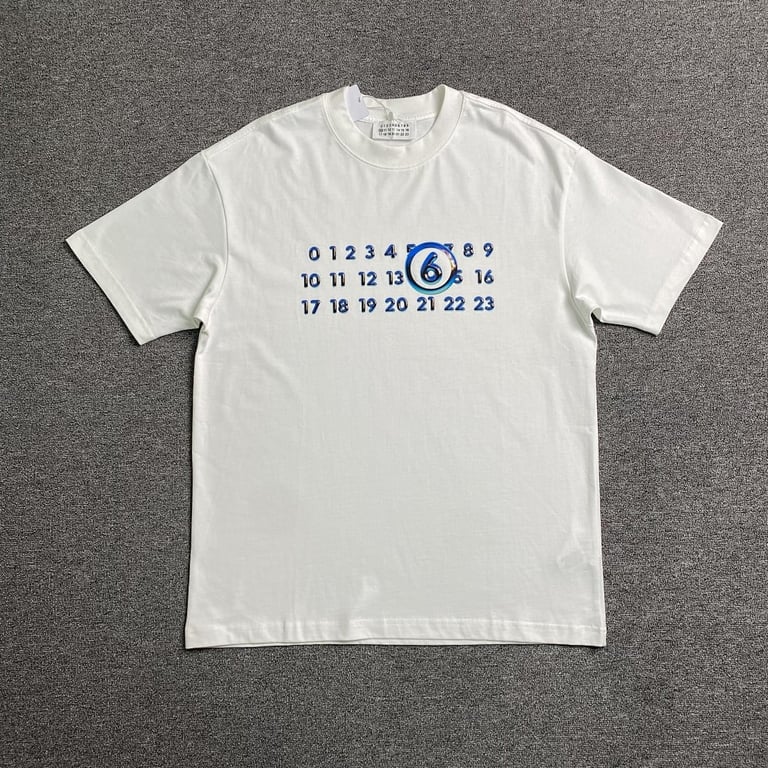MM6 Maison Margiela Numeric Logo T-shirt - 8