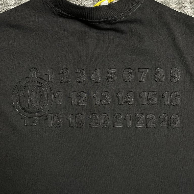 Maison Margiela Logo T-shirt Black - 3