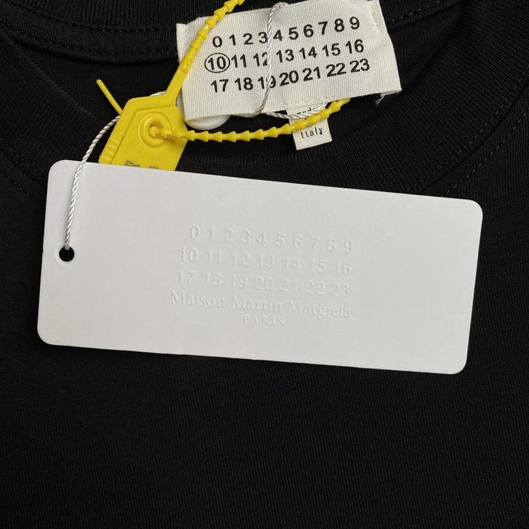 Maison Margiela Logo T-shirt Black - 6