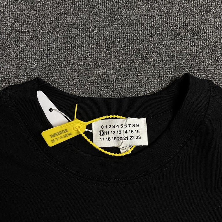 Maison Margiela Logo T-shirt Black - 7