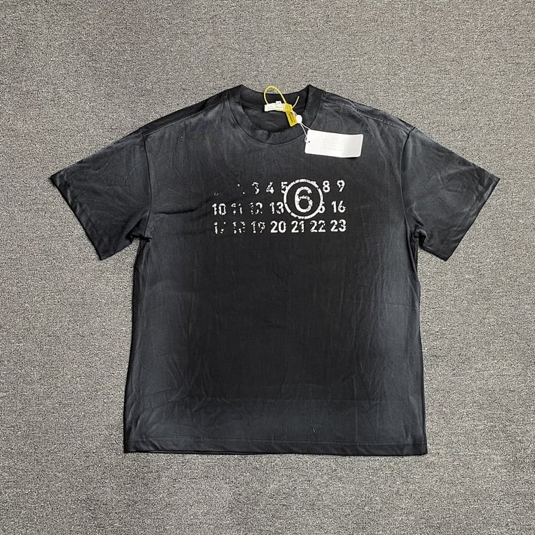 Maison Margiela MM6 Numeric Print T-shirt - 3