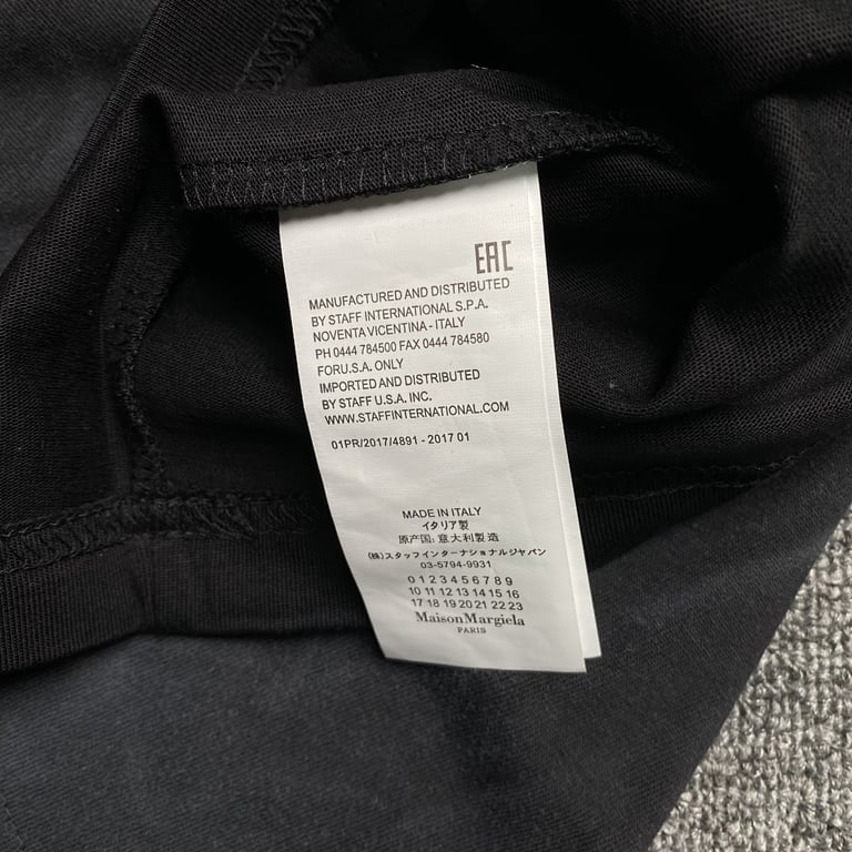 Maison Margiela MM6 Numeric Print T-shirt - 4