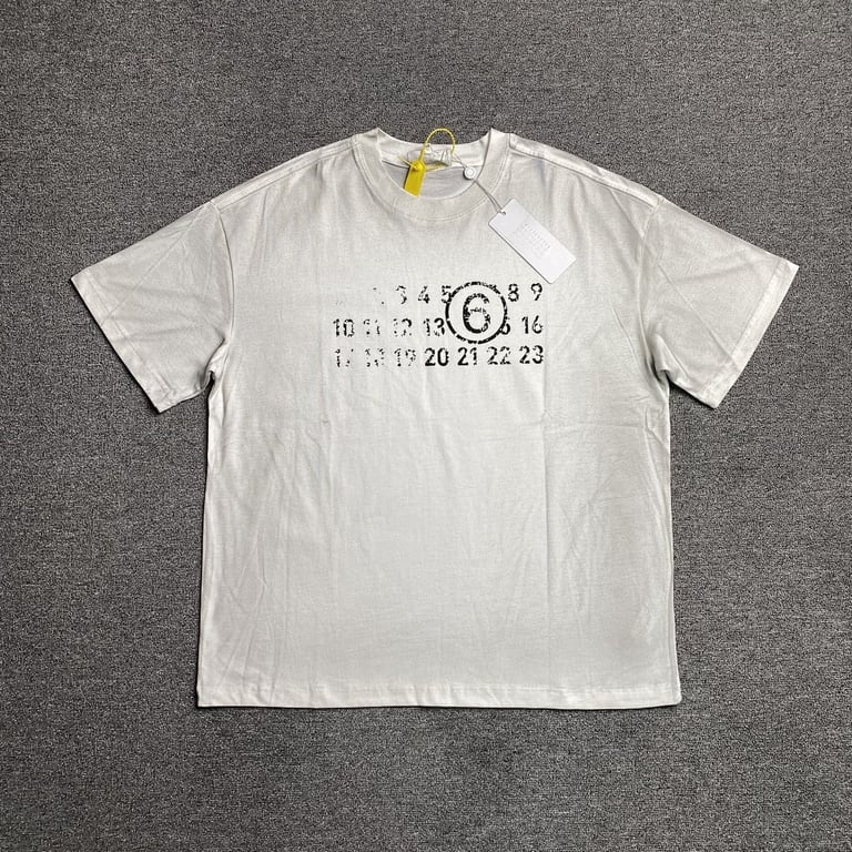 Maison Margiela MM6 Numeric Print T-shirt - 8