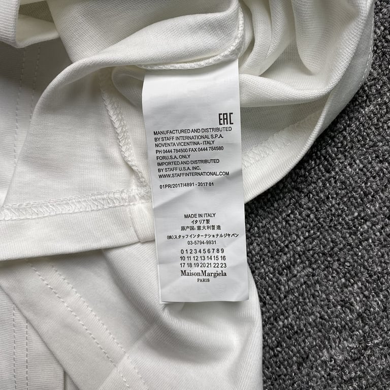 Maison Margiela Numeric Logo T-shirt - 5
