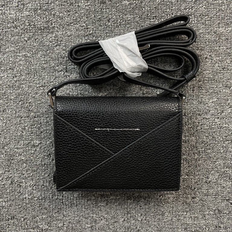 Maison Margiela MM6 Grained Leather Crossbody Bag - 6