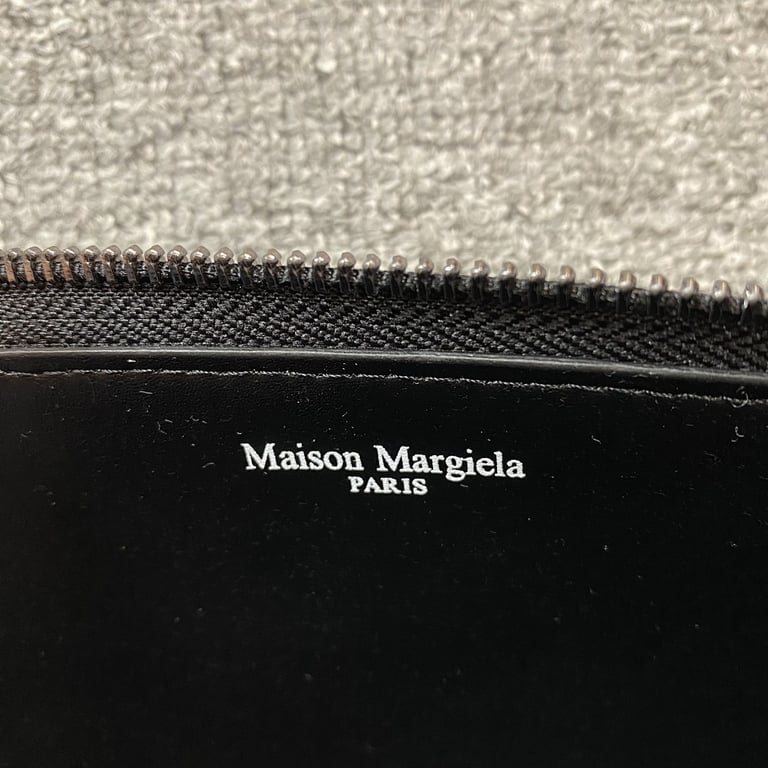 Maison Margiela Four-Stitch Leather Wallet Black - 4