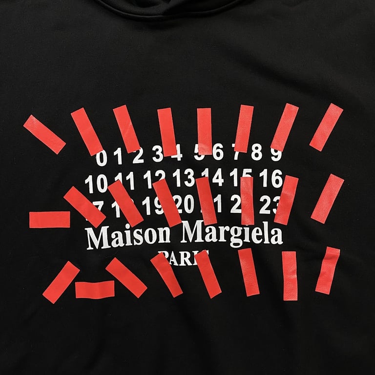 MM6 Maison Margiela Tape Graphic Hoodie - 13