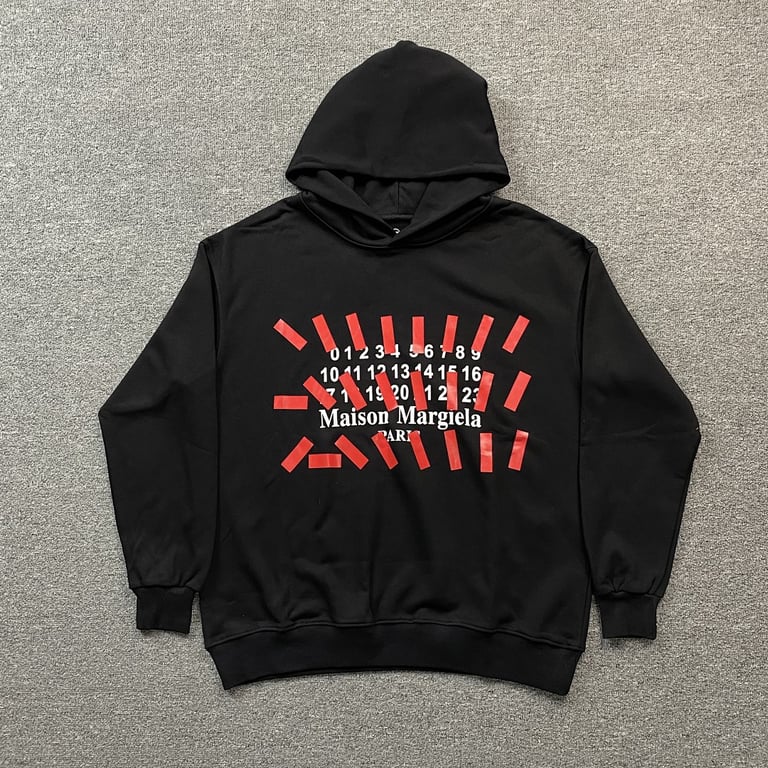 MM6 Maison Margiela Tape Graphic Hoodie - 9