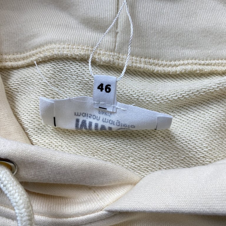 Maison Margiela MM6 Numeric Hoodie Cream - 5