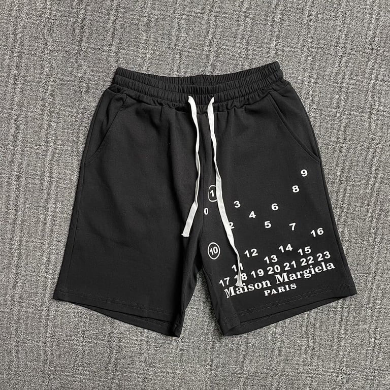 MM6 Maison Margiela Numeric Logo Shorts - 3