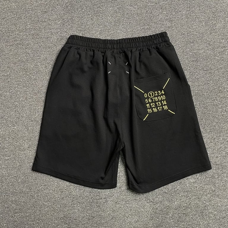 MM6 Maison Margiela Numeric Logo Shorts Black - 11
