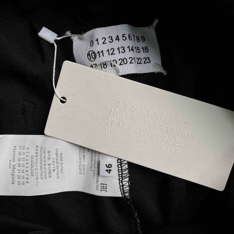 MM6 Maison Margiela Numeric Logo Shorts Black - 5