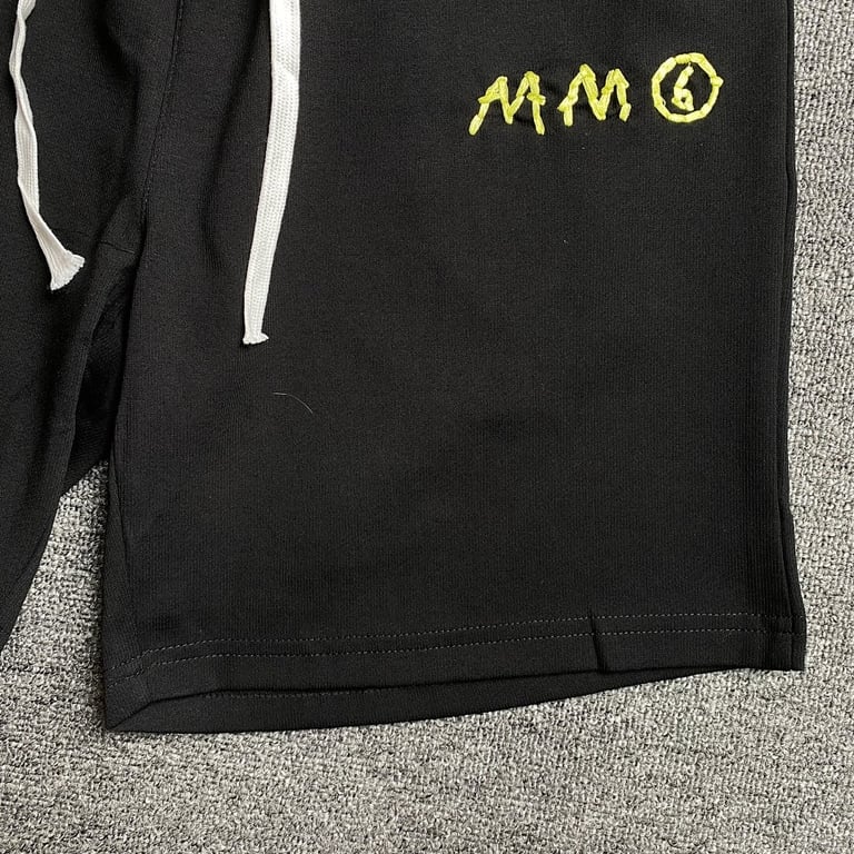 MM6 Maison Margiela Numeric Logo Shorts Black - 9