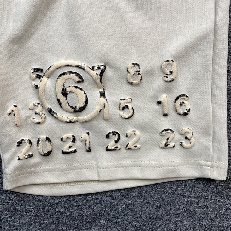 MM6 Maison Margiela Numeric Logo Shorts - 12