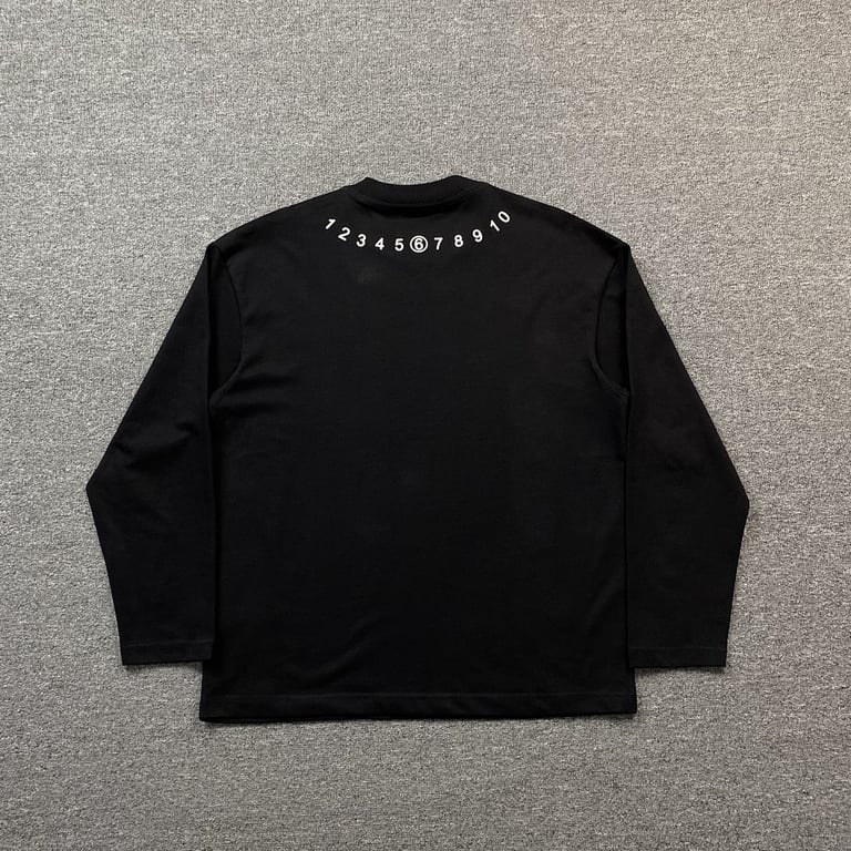 MM6 Maison Margiela Numeric Logo Long Sleeve T-shirt - 13