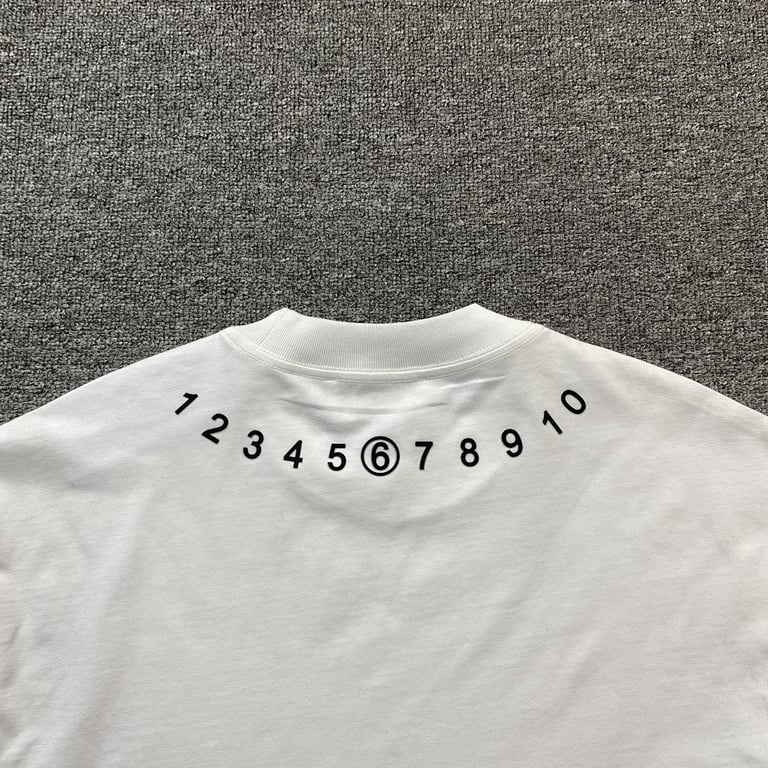 MM6 Maison Margiela Numeric Logo Long Sleeve T-shirt - 4