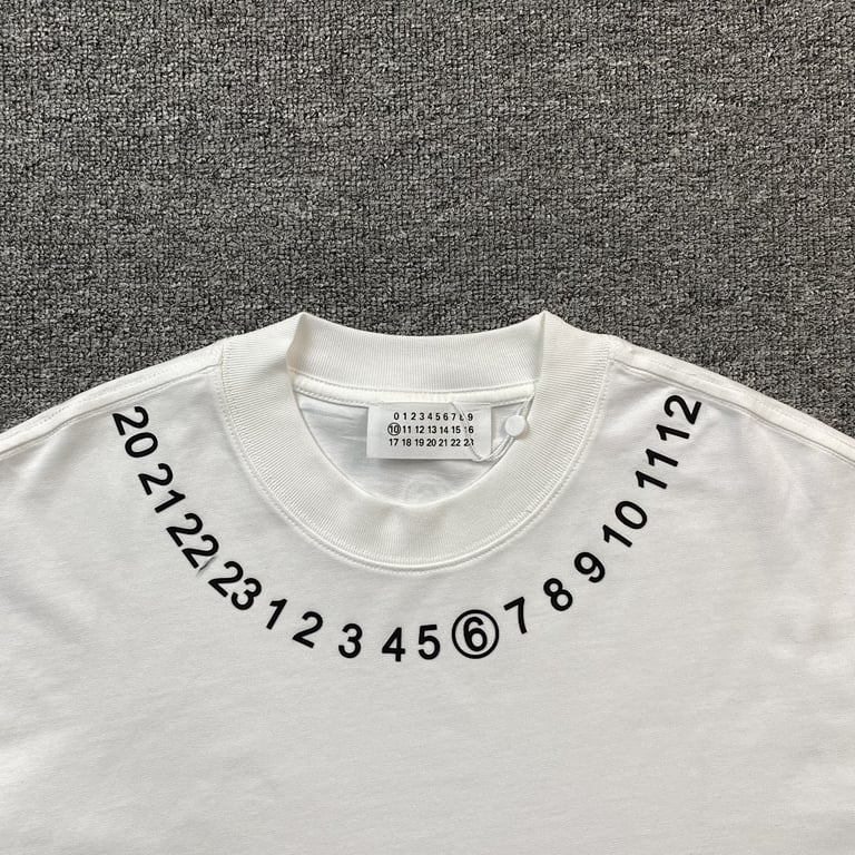 MM6 Maison Margiela Numeric Logo Long Sleeve T-shirt - 5