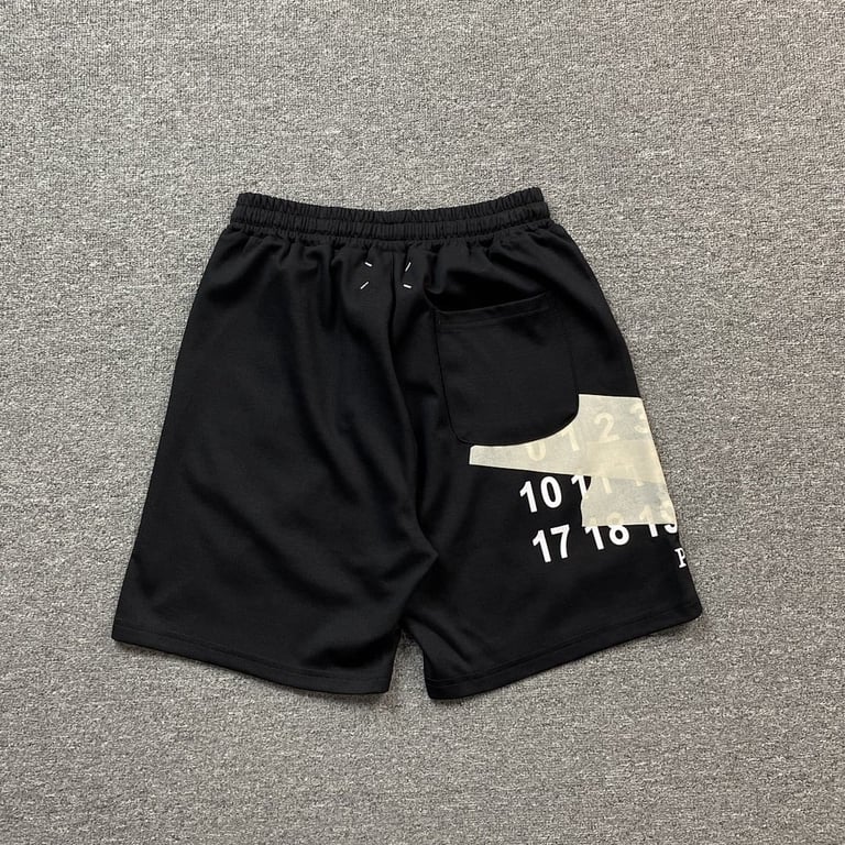 MM6 Maison Margiela Taped Numeric Logo Shorts - 7
