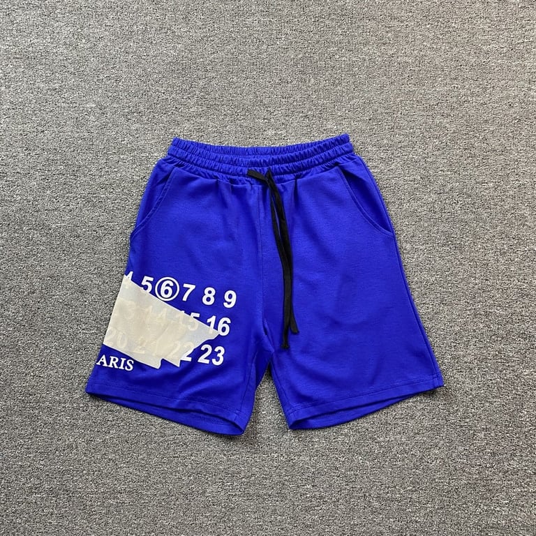 MM6 Maison Margiela Taped Numeric Logo Shorts - 8