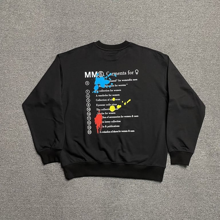 MM6 Maison Margiela Paint Splatter Crewneck - 16