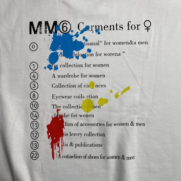 MM6 Maison Margiela Paint Splatter Crewneck - 9