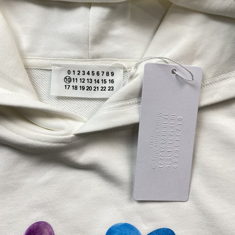 MM6 Maison Margiela Hearts Graphic Hoodie - 9