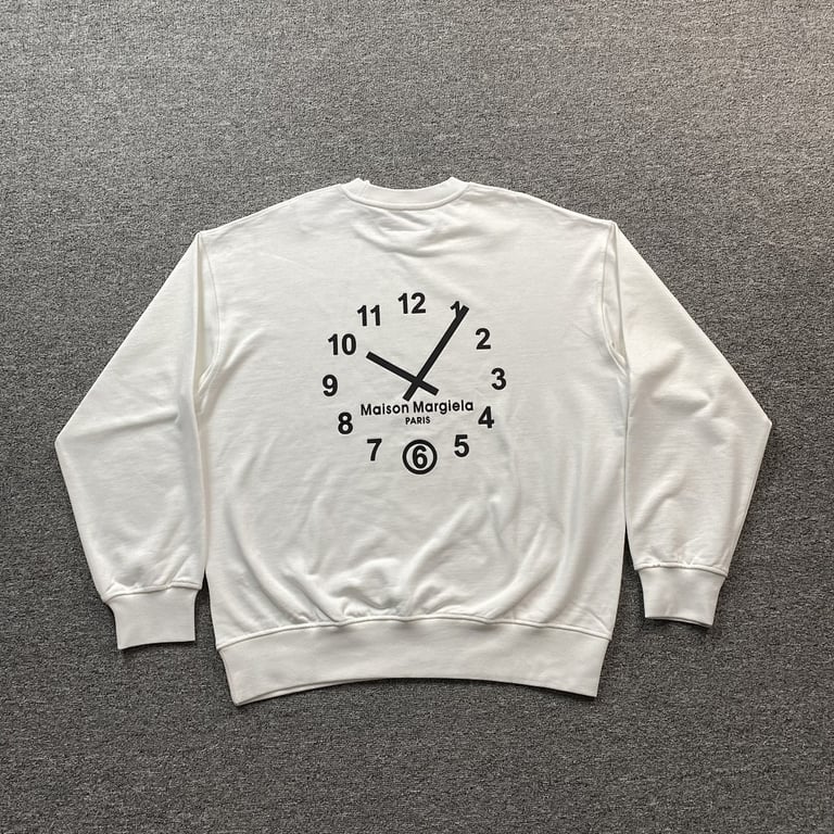 MM6 Maison Margiela Clock Graphic Crewneck - 15