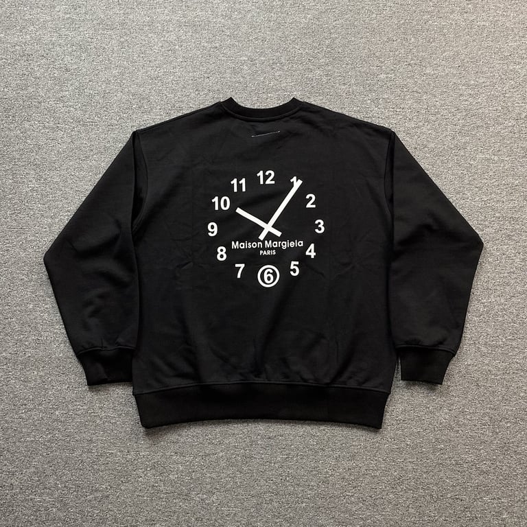 MM6 Maison Margiela Clock Graphic Crewneck - 7