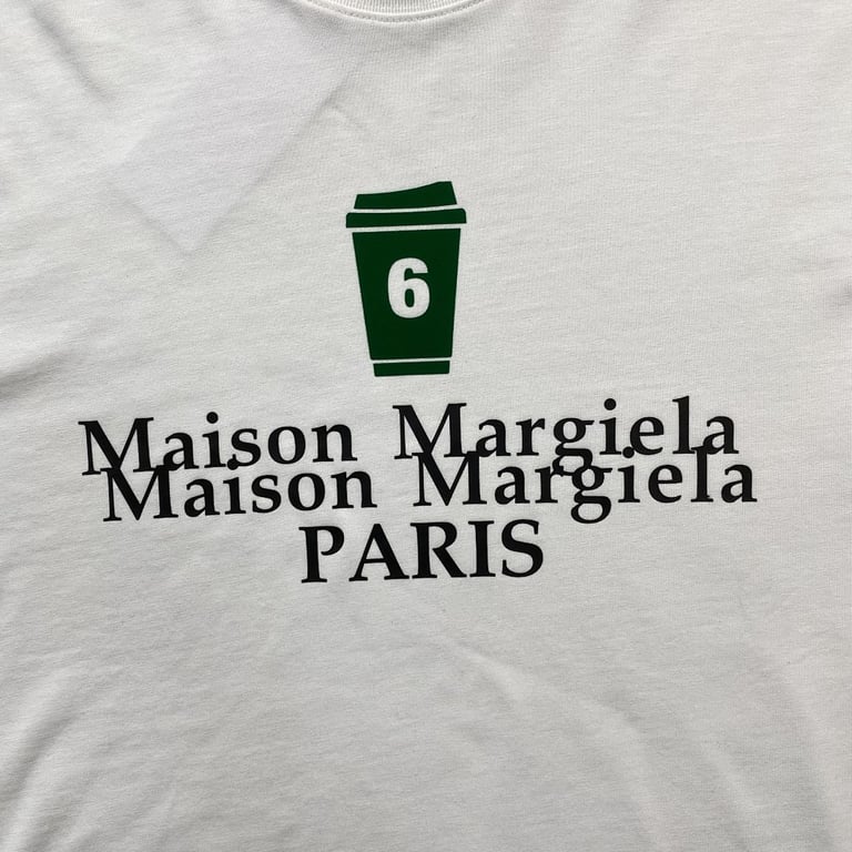 MM6 Maison Margiela Coffee Cup Long Sleeve T-shirt - 11